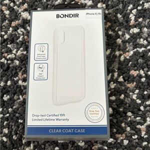 Clear Coat Case for iPhone X/XS - White